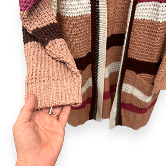 Torrid Striped Cardigan Duster Sweater Size 2X - Picture 5 of 7